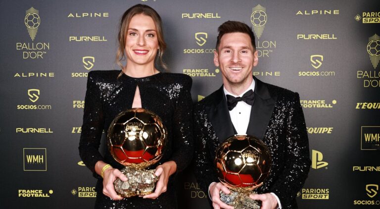 Messi obtiene su séptimo Balón de Oro; Alexia Putellas el primero