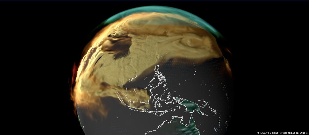 La NASA publica un video mostrando cómo se verían las emisiones de carbono